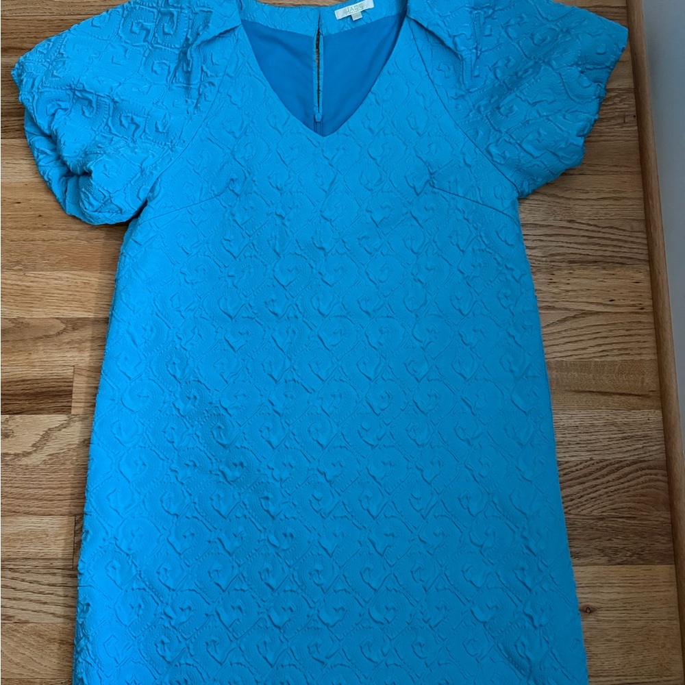 Jade Bright Turquoise Blue Mini Dress